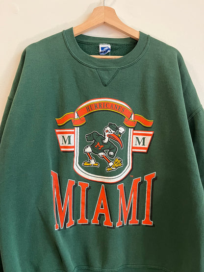 90s Miami Hurricanes Russell Crewneck (XL)