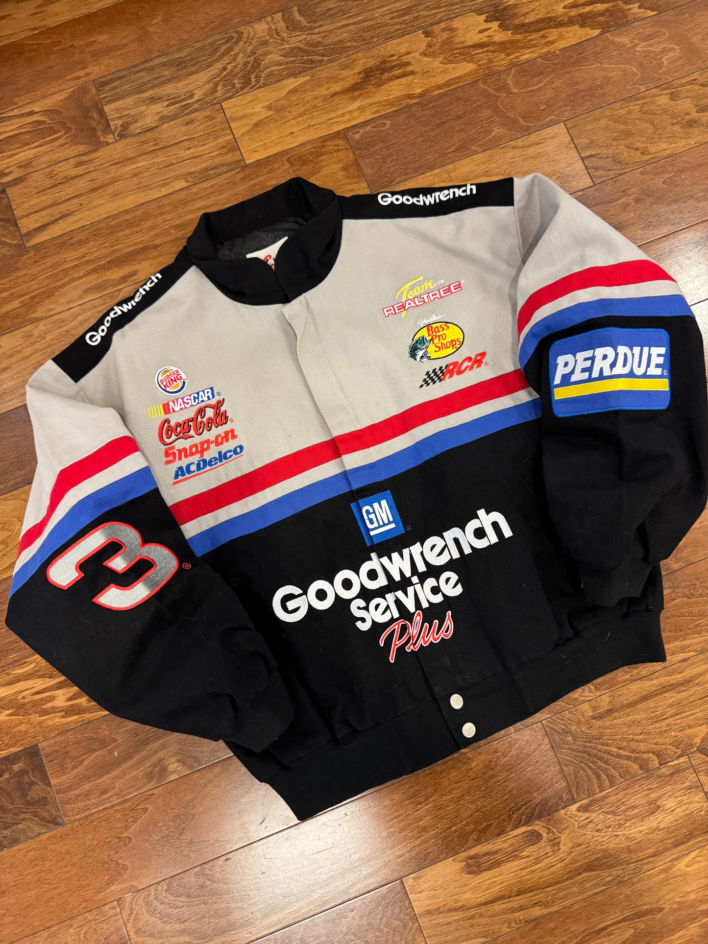 00s Dale Earnhardt Chase Authentics Vintage Racing Jacket (L)