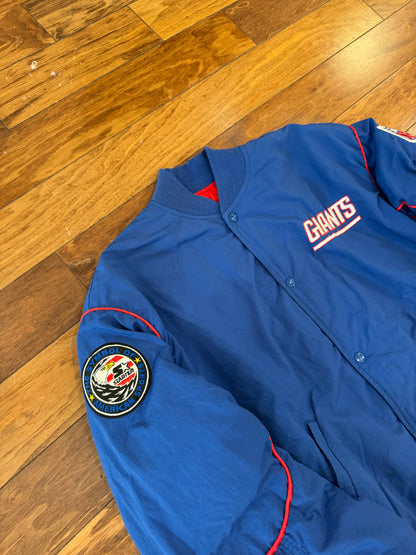 90s New York Giants Starter Patched Jacket (M)