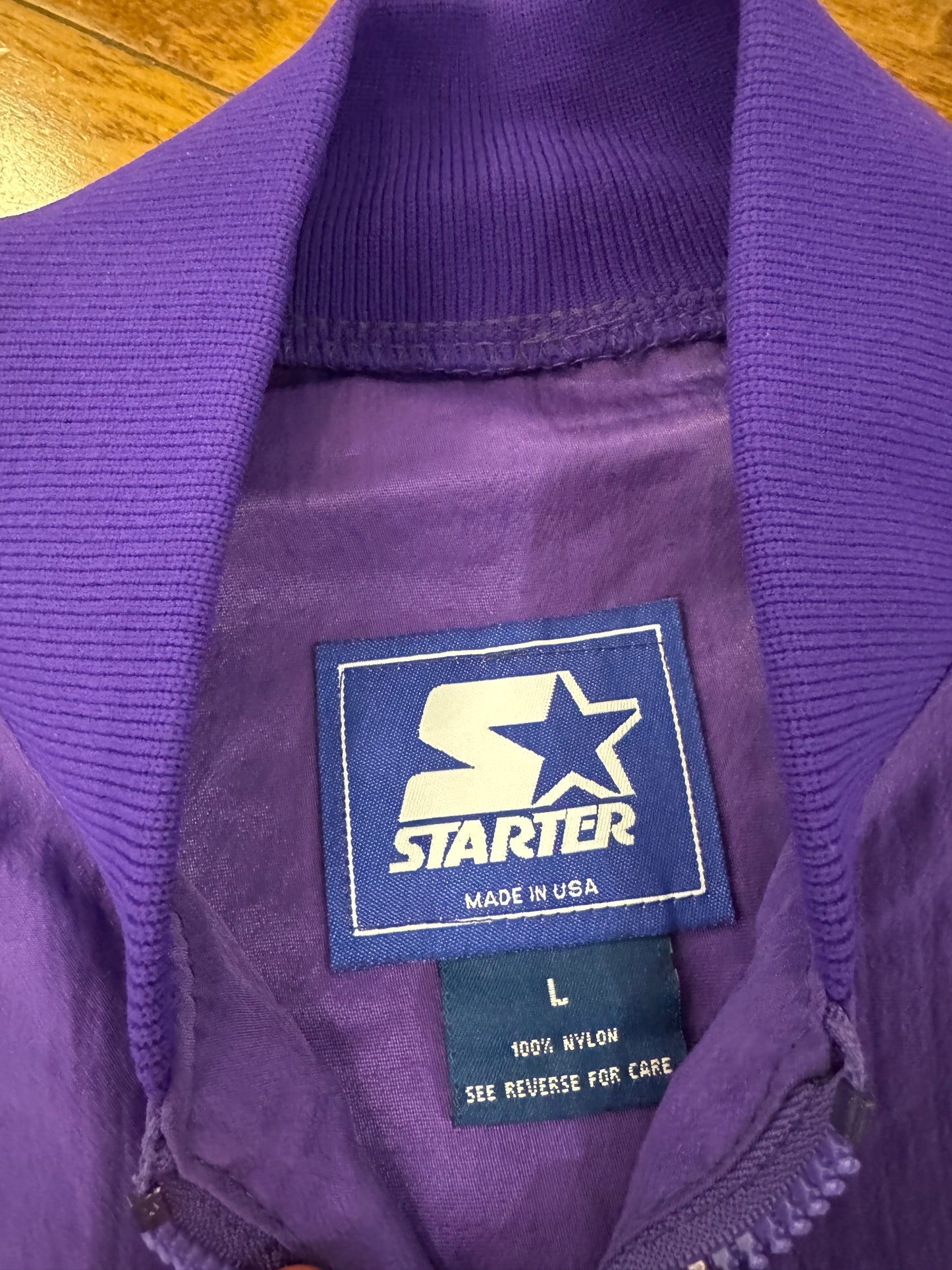 90s Camel Cigarettes Starter Purple Vintage Starter Windbreaker (L)