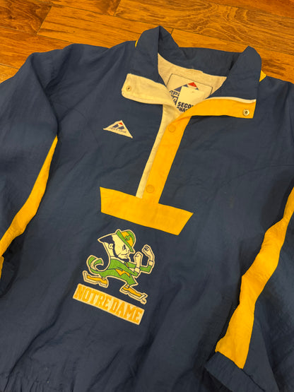 90s Notre Dame Apex Windbreaker Jacket (XL)