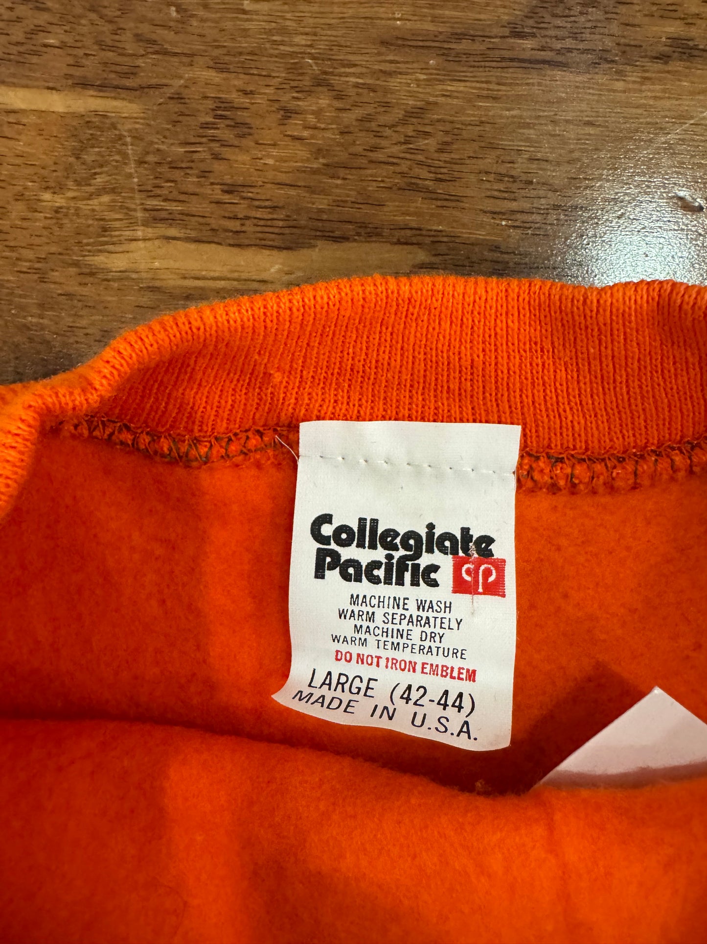 70s Auburn University Orange Crewneck (L)