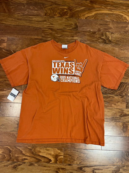2005 Texas Longhorns Rose Bowl Nike Tee (XXL)