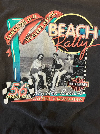 1998 Harley Davidson 56th Beach Rally Tee (M)