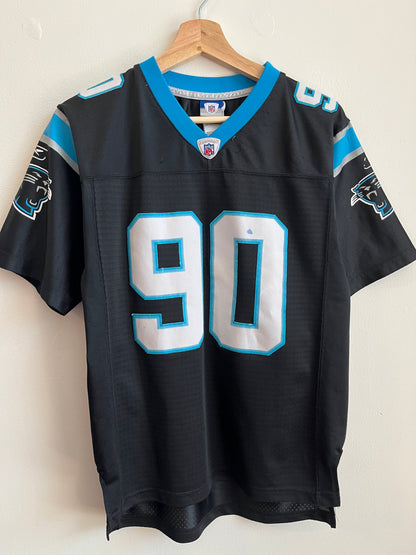 00s Carolina Panthers Julius Peppers Youth Jersey (Youth L)
