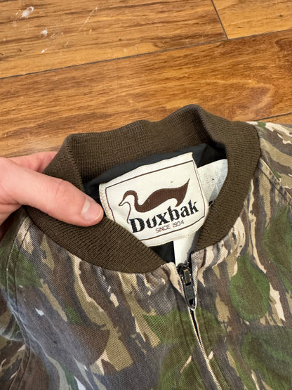 90s Camo Duxbak Zip Up Jacket (M)