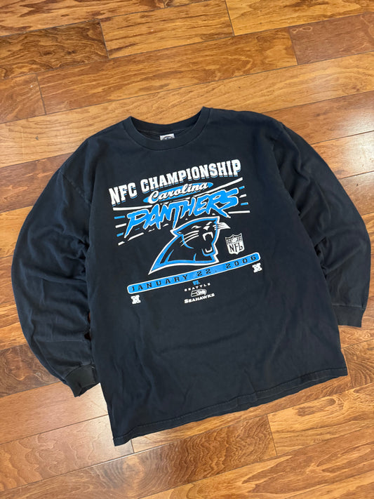 2006 Carolina Panthers NFC Championship Long Sleeve Shirt (XL)