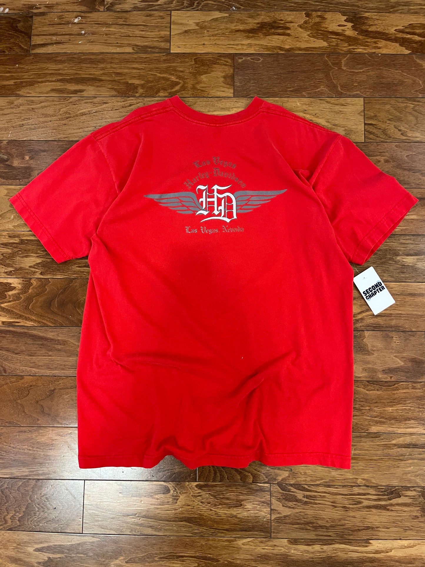 2001 Harley Davidson Las Vegas Red Tee (XL)