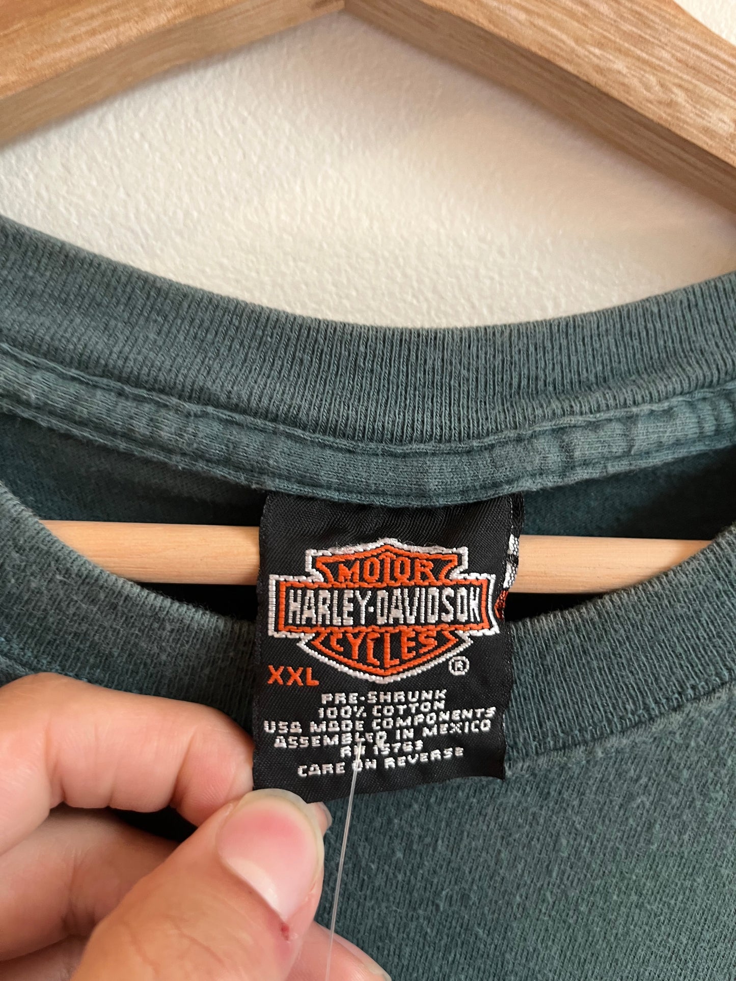 2003 Harley Davidson Motorcycles Evolution of a Legend Charleston Tee (XXL)