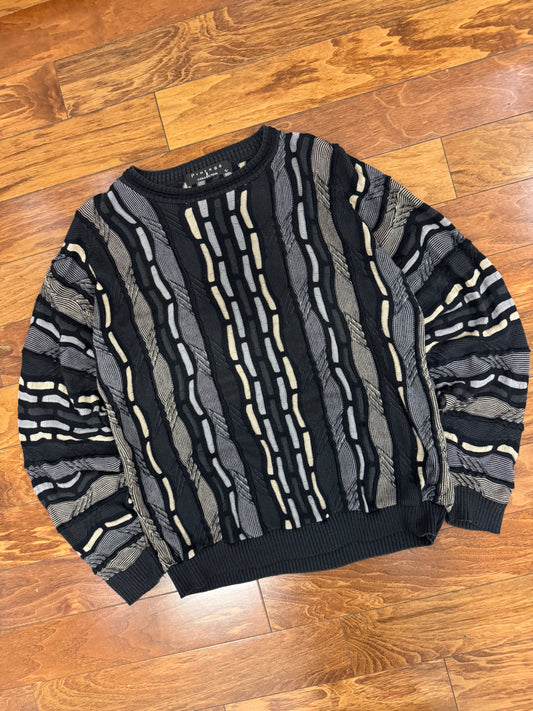 90s Protege 3D Knit Sweater (L)