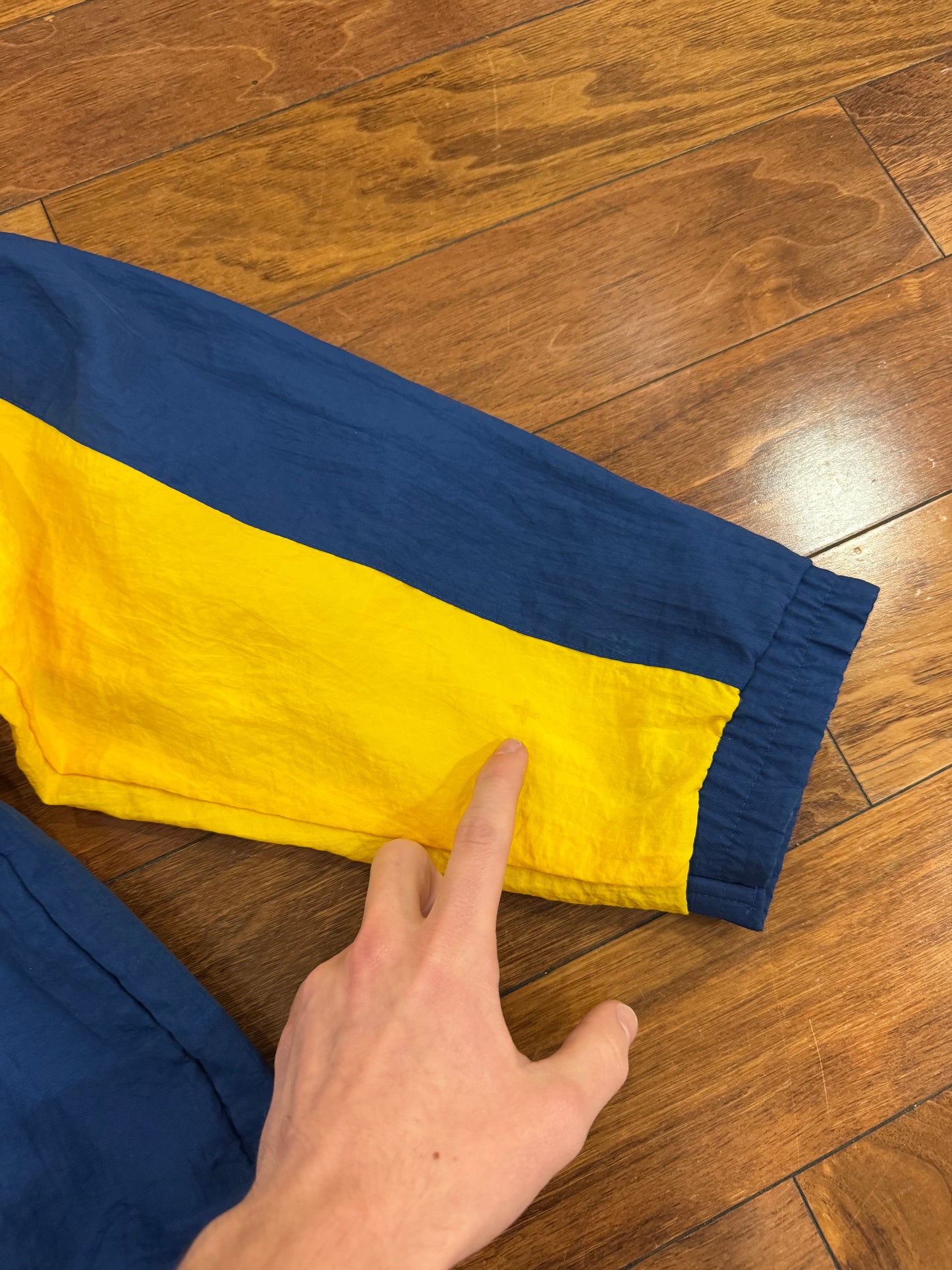 90s Notre Dame Apex Windbreaker Jacket (XL)