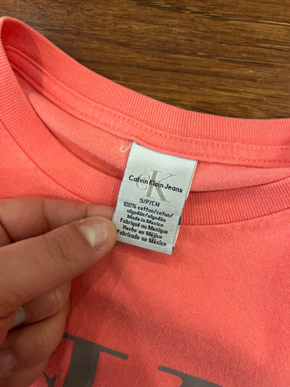 00s Calvin Klein Pink Tee (S)