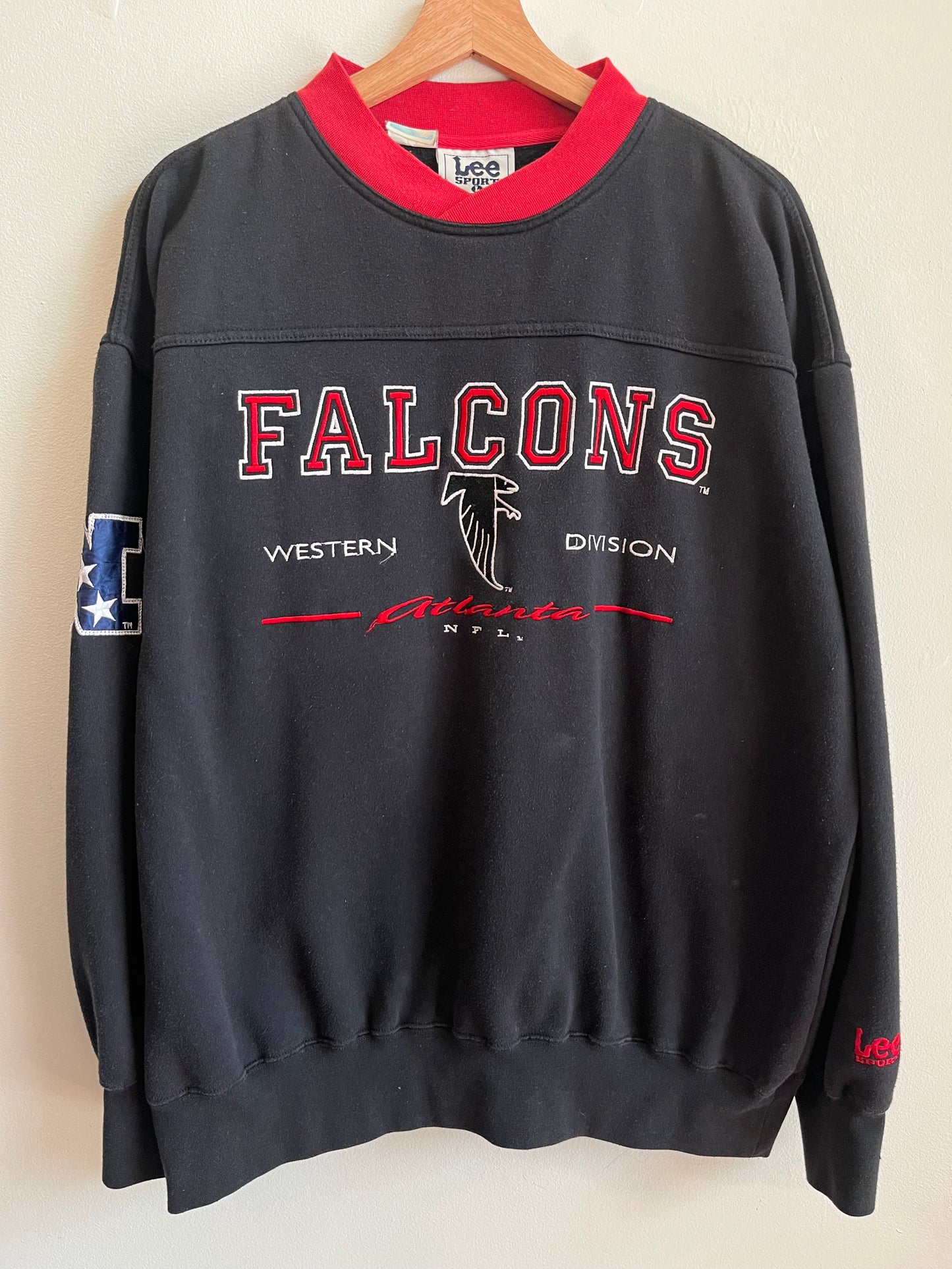 00s Atlanta Falcons Embroidered Lee Crewneck (L)