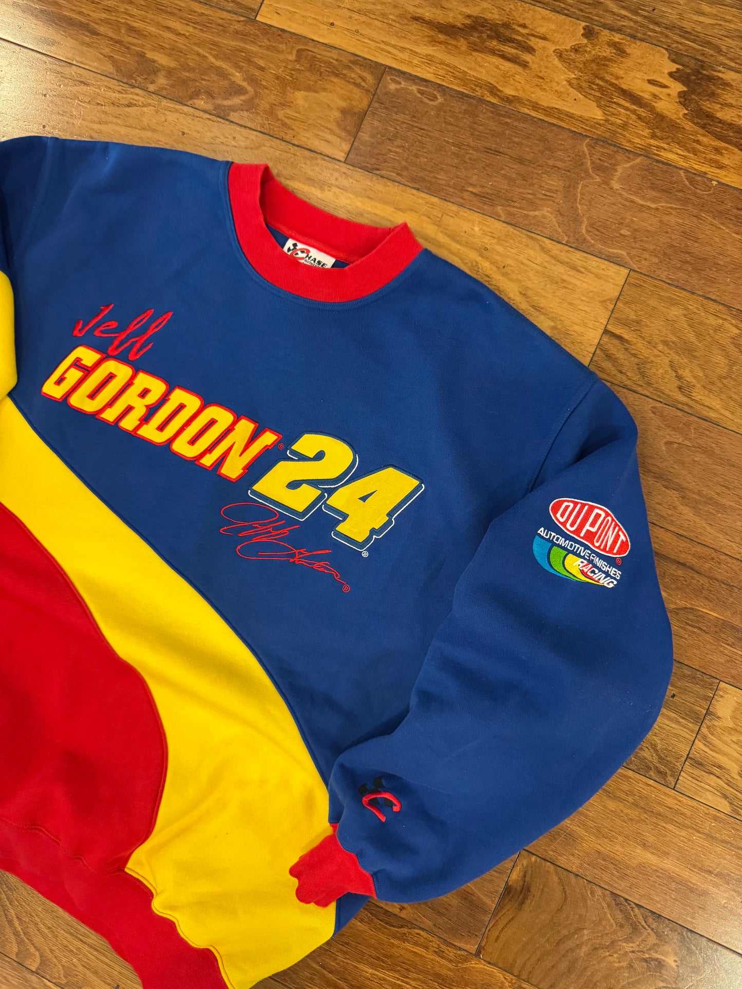 90s Jeff Gordon Rainbow Vintage Nascar Crewneck (XL)