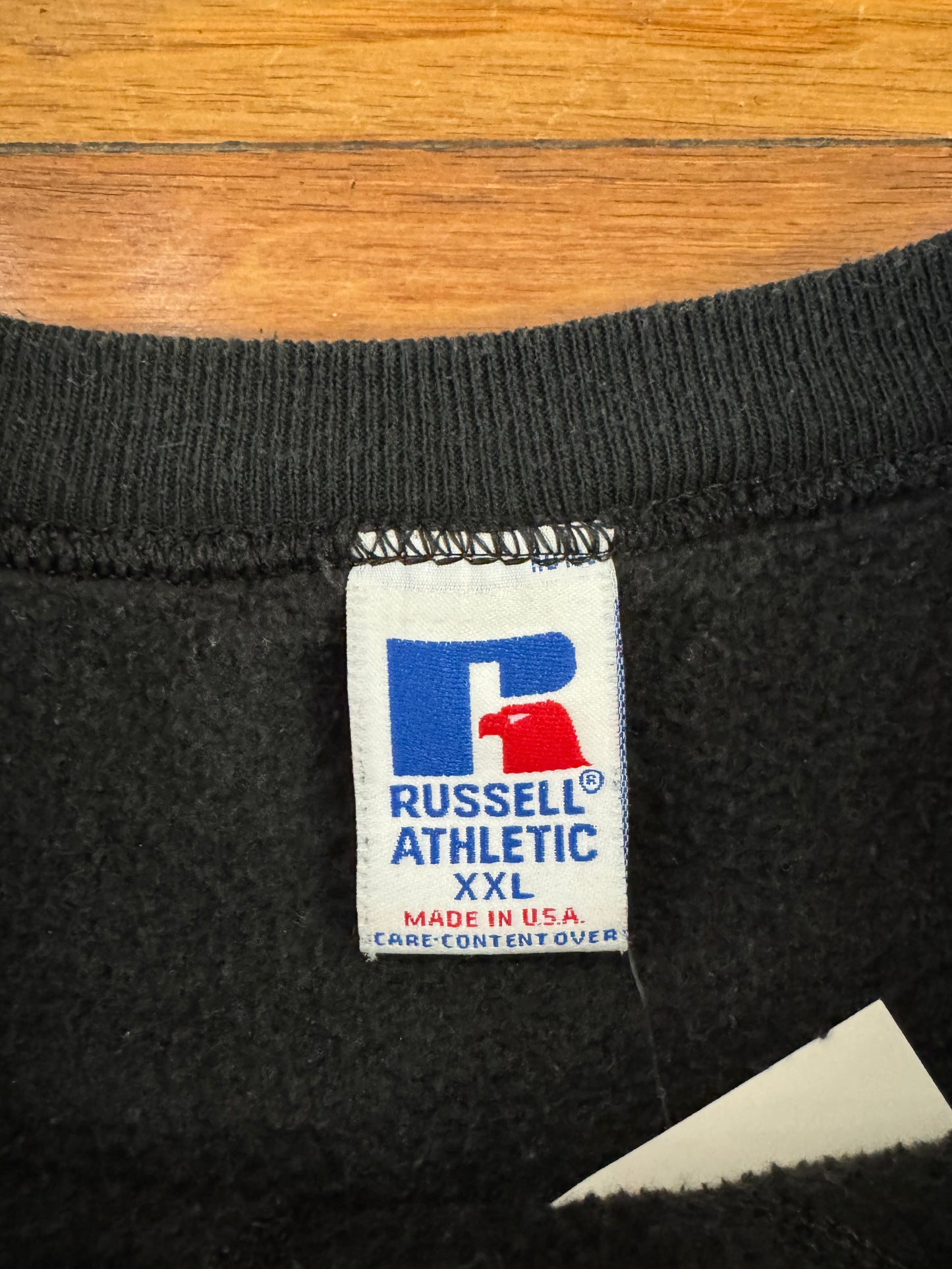 90s NC State University (NCSU) Embroidered Russell Athletics Vintage Crewneck (XXL)