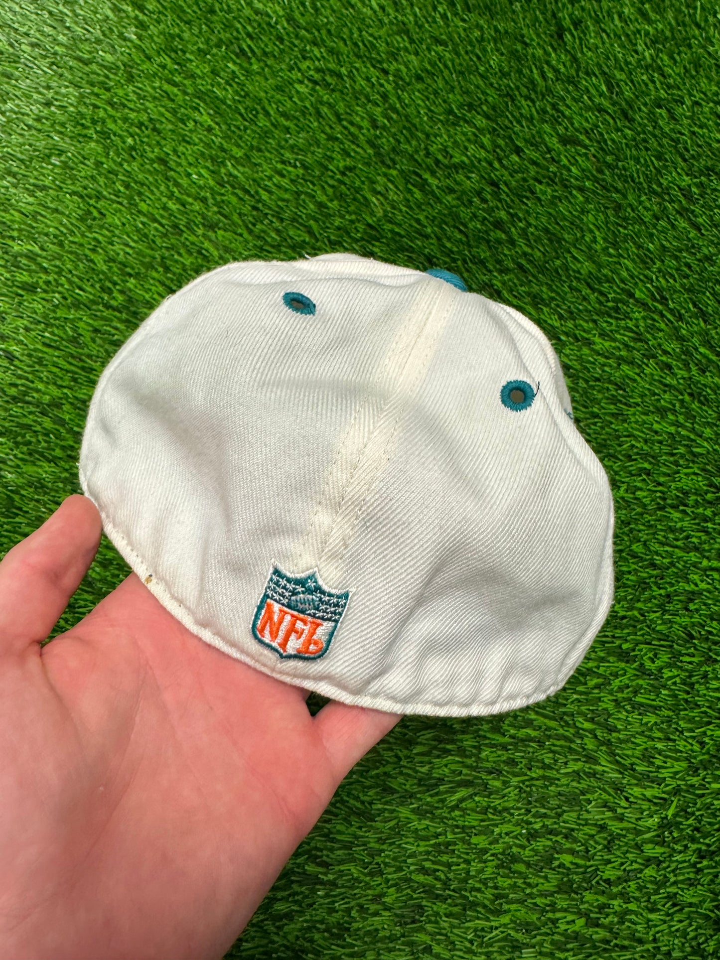 2010s Miami Dolphins Shark Tooth Fitted Hat (7 3/8)
