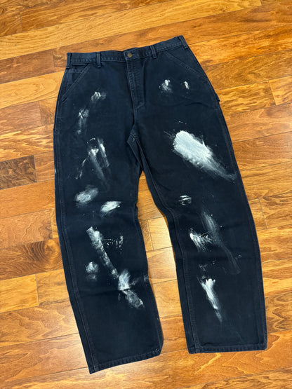 2017 Carhartt Navy Paint Workwear Pants (35x32)