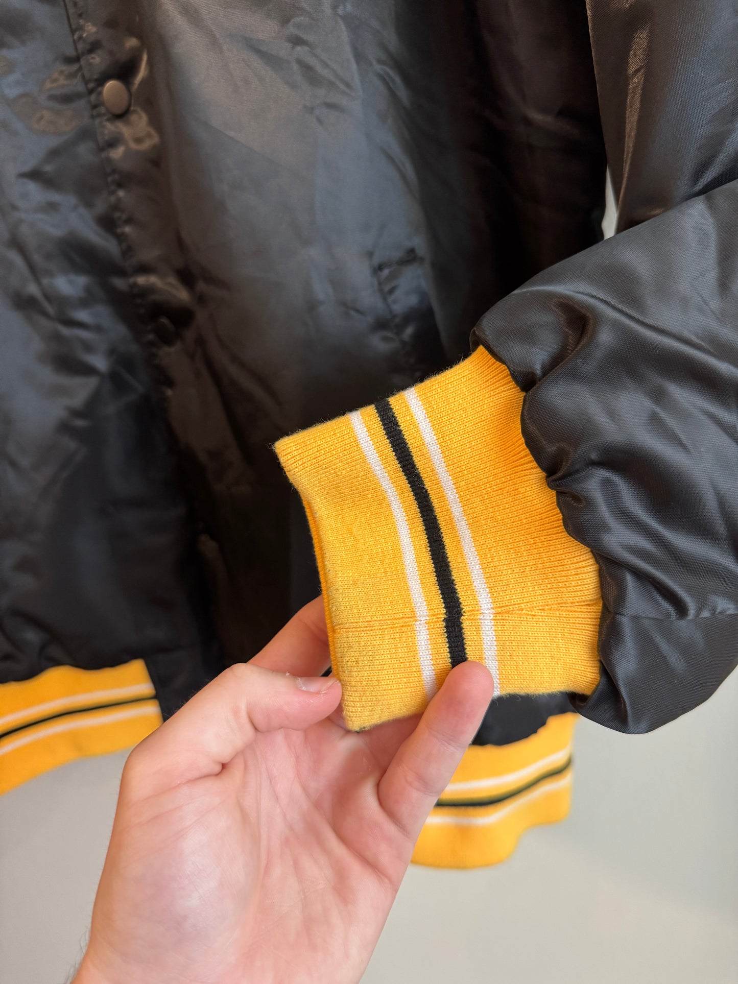00s Pittsburgh Penguins Starter Satin Jacket (XXL)