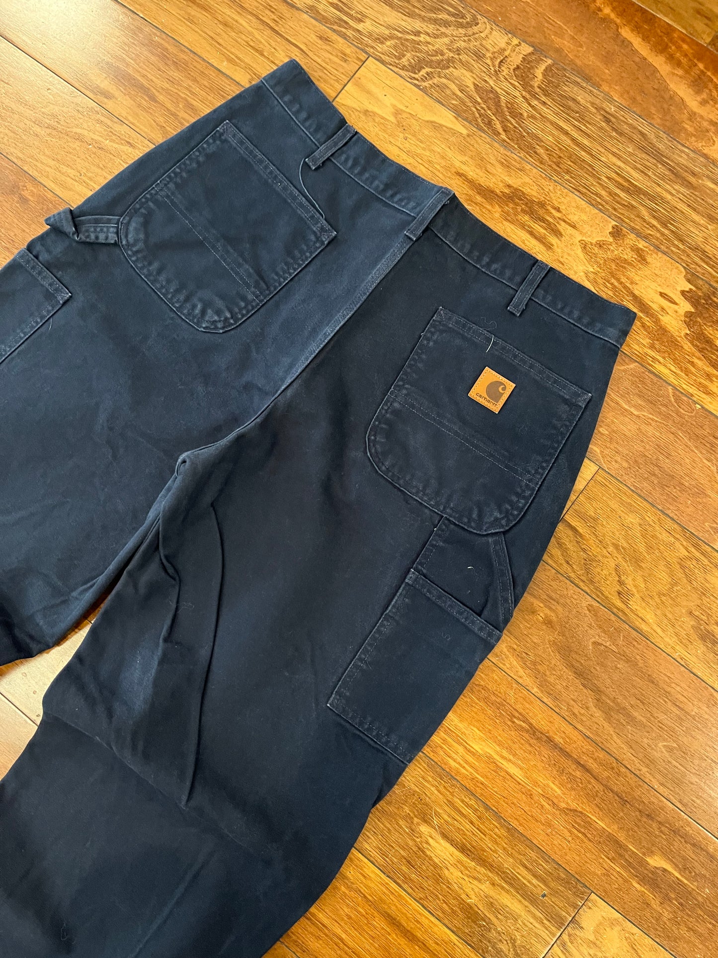2017 Carhartt Midnight Navy Carpenter Pants (36 x 32)