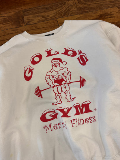 2021 Gold's Gym Merry Fitness Christmas Crewneck (M)