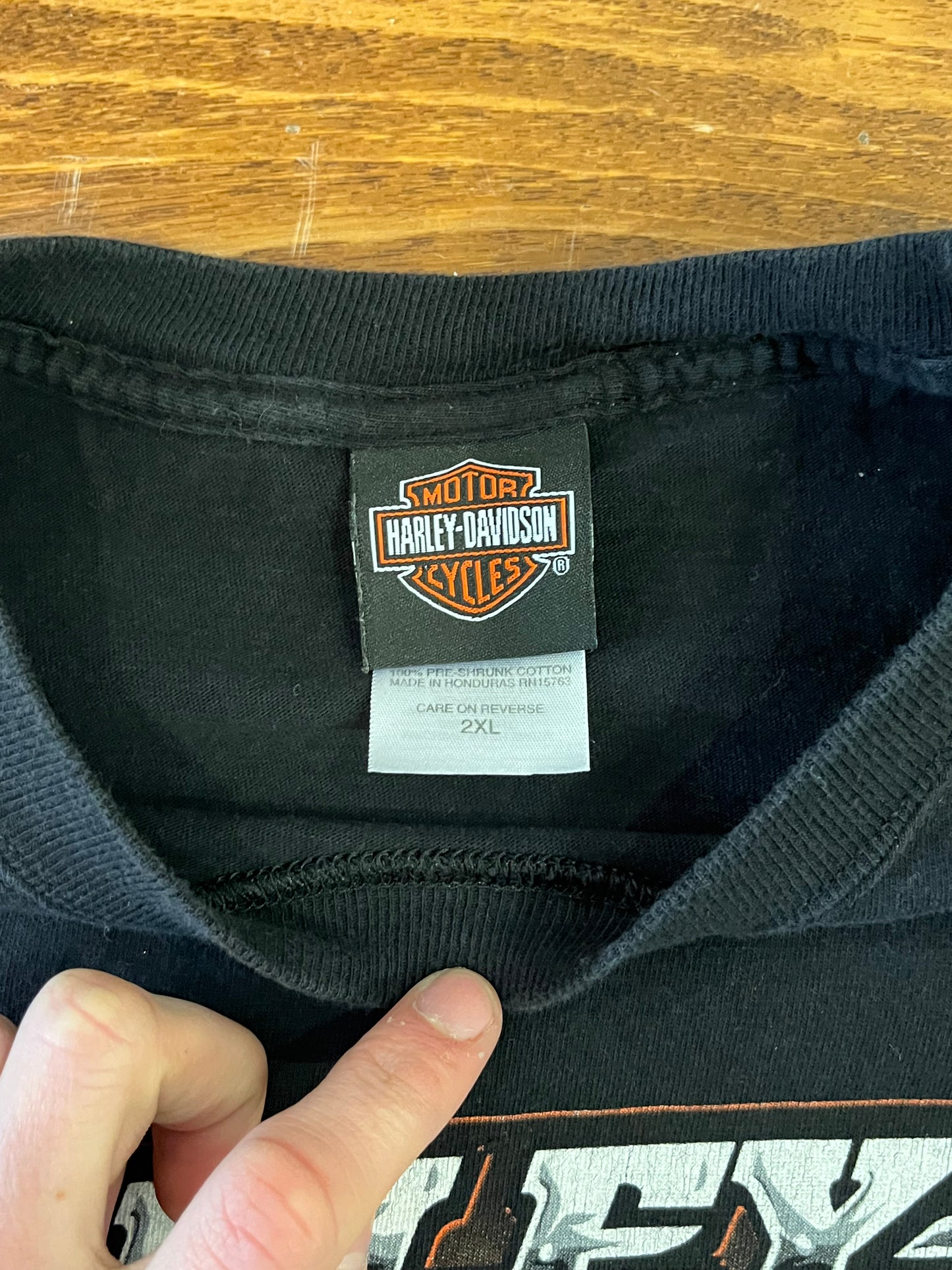 2010 Harley Davidson Tire Smoke Tee (XXL)