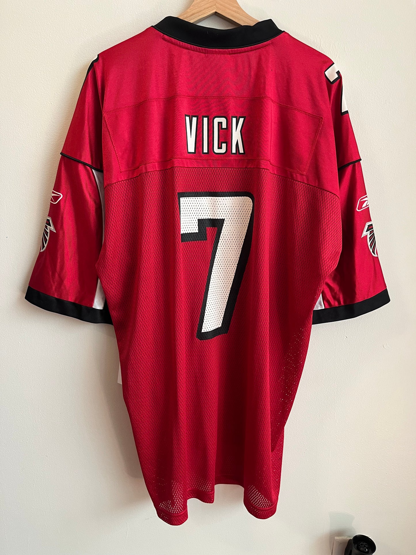 00s Atlanta Falcons Michael Vick Red Jersey (XL)