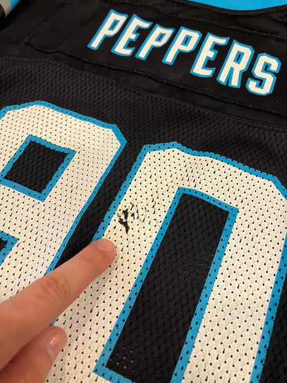 00s Carolina Panthers Julius Peppers Home Jersey (Youth L)