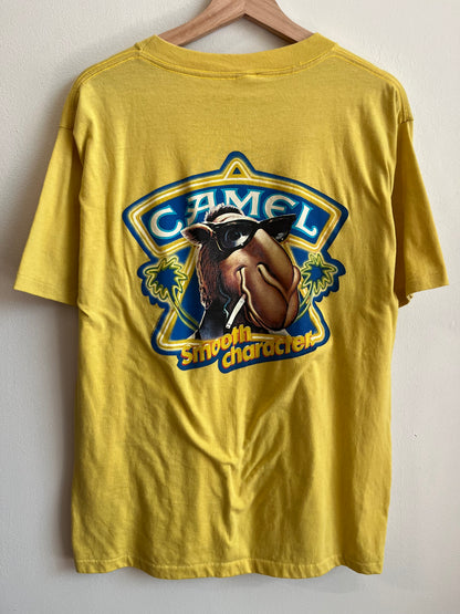90s Camel Cigarettes Smooth Yellow Tee (L)