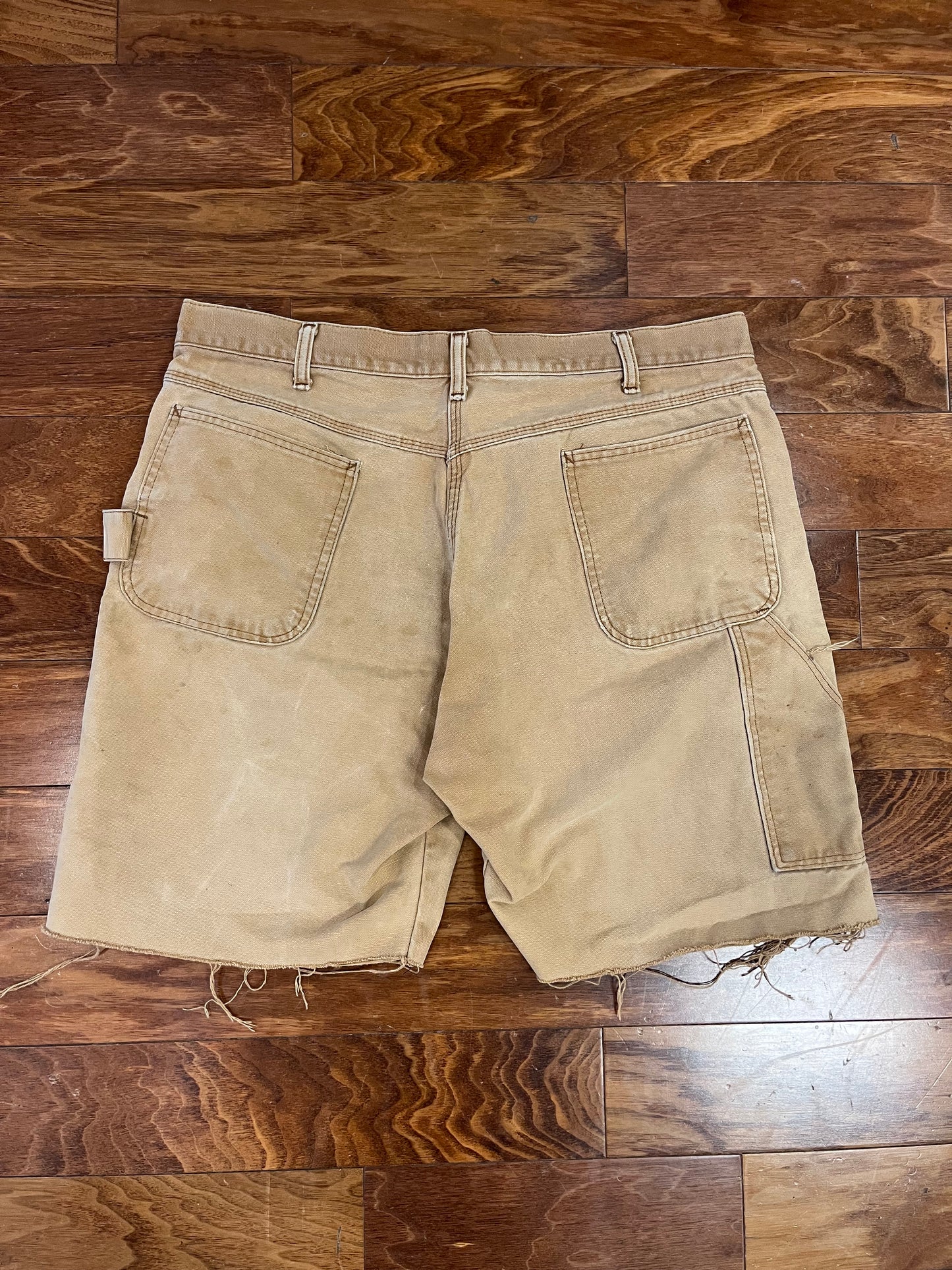 90s Pointer Brand Tan Carpenter Shorts (38)