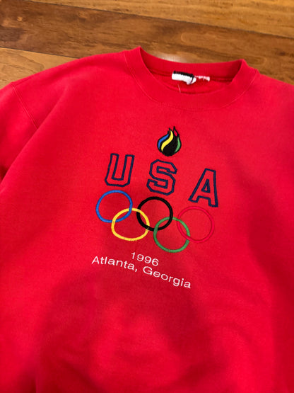1996 Atlanta USA Olympics Embroidered Crewneck (L)
