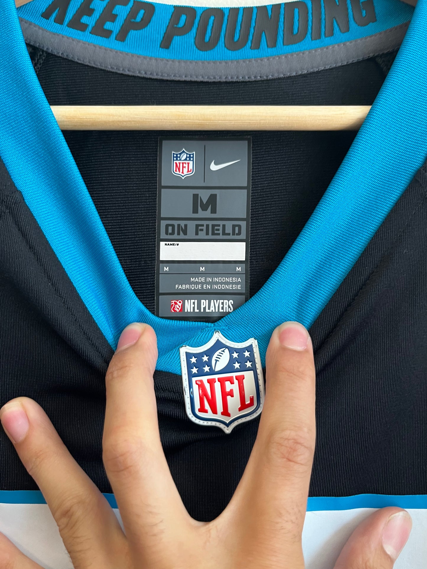 2022 Carolina Panthers Christian Mccaffery Home Nike NFL Jersey (M)