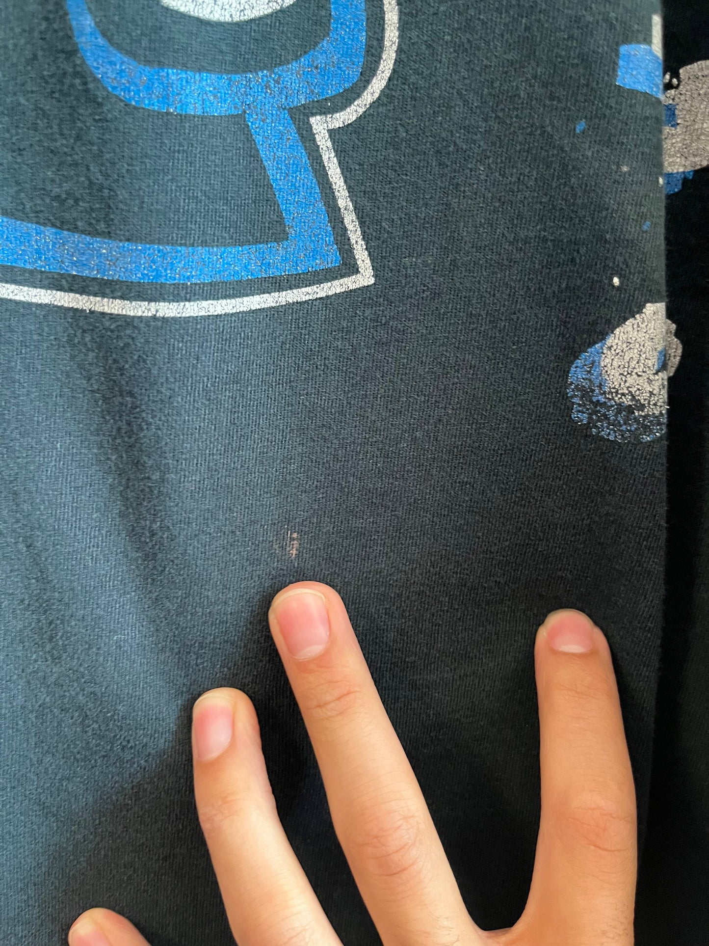 90s Carolina Panthers Faded Spell Out Tee (XL)