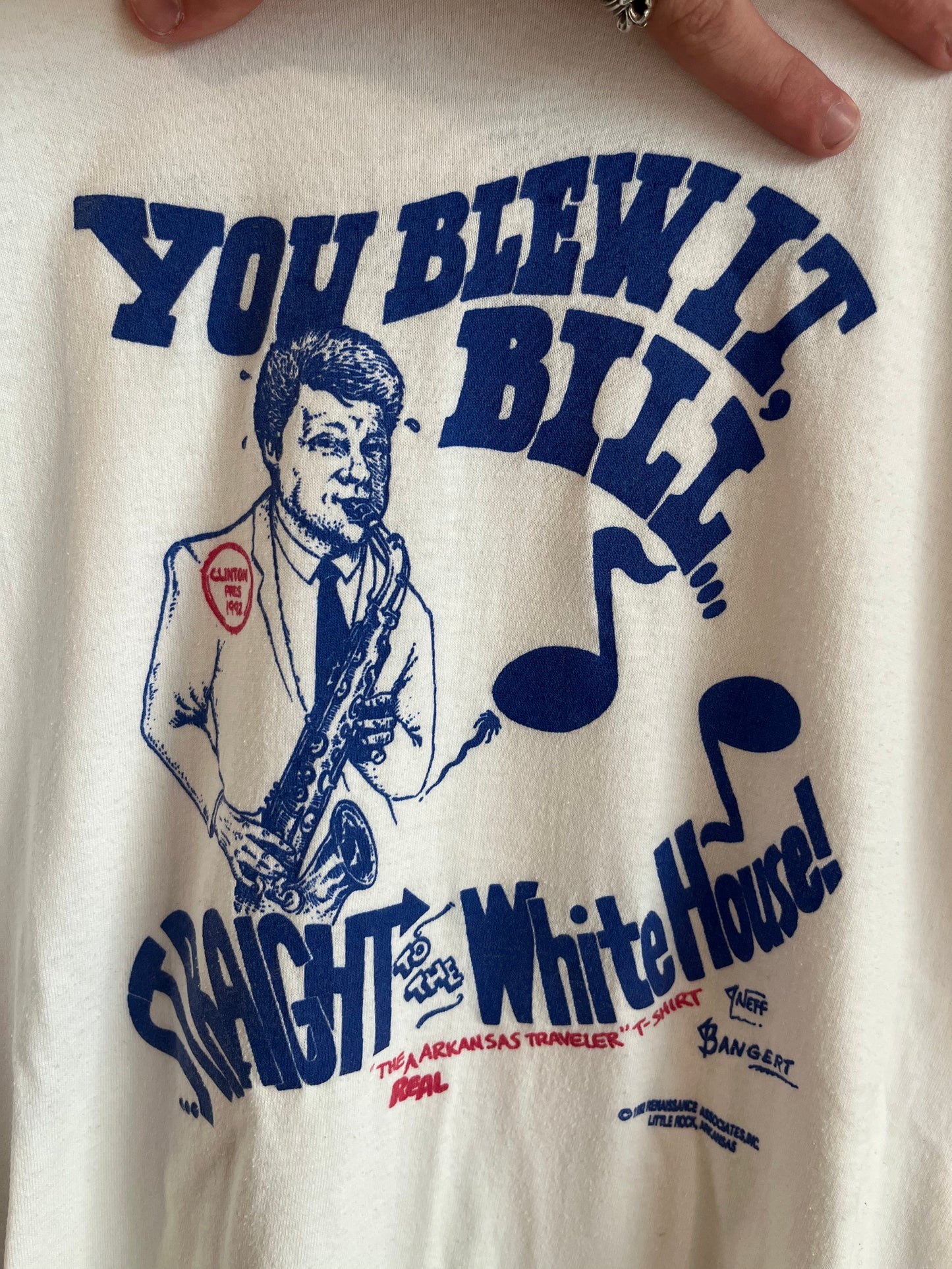 1992 Bill Clinton Vintage White House Tee (L)