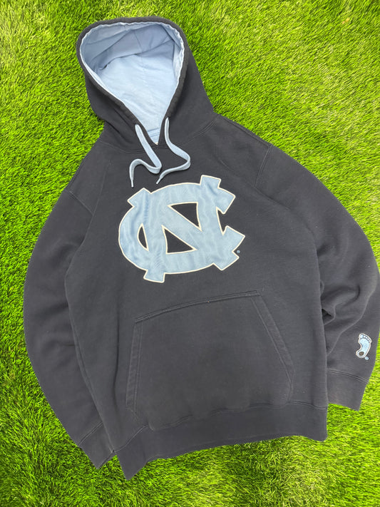 00s University Of North Carolina (UNC) Big Logo Vintage Hoodie (S)