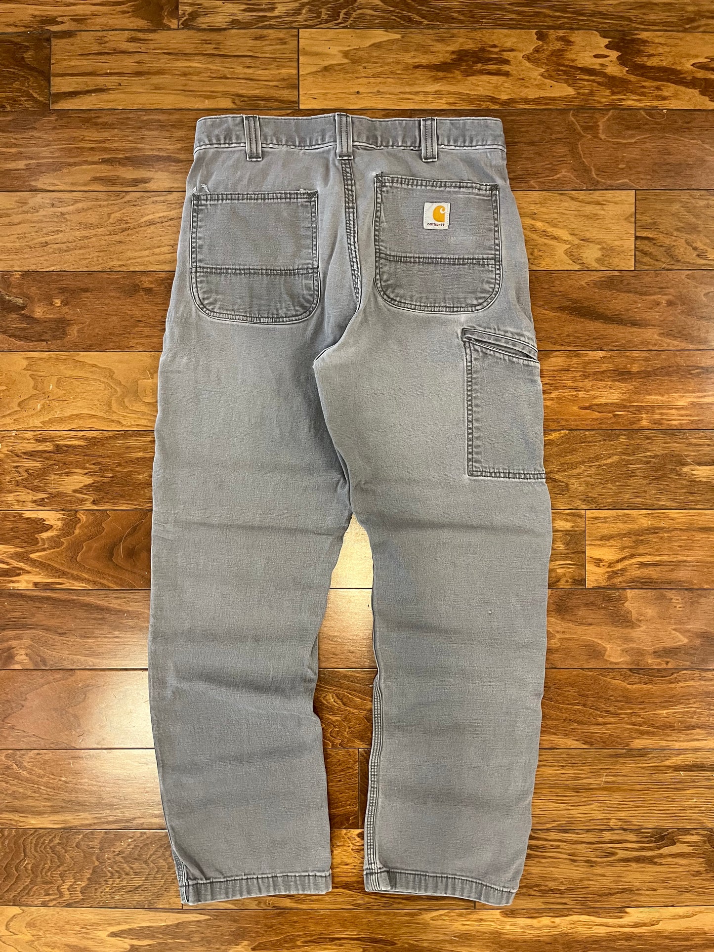 Carhartt Gray Relaxed Fit Pants (33 x 32)