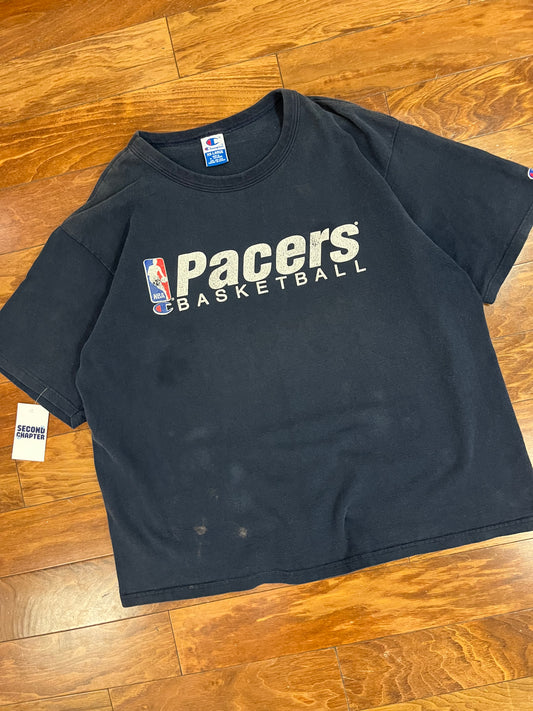 90s Indiana Pacers Vintage NBA Basketball Champion Tee (XXL)