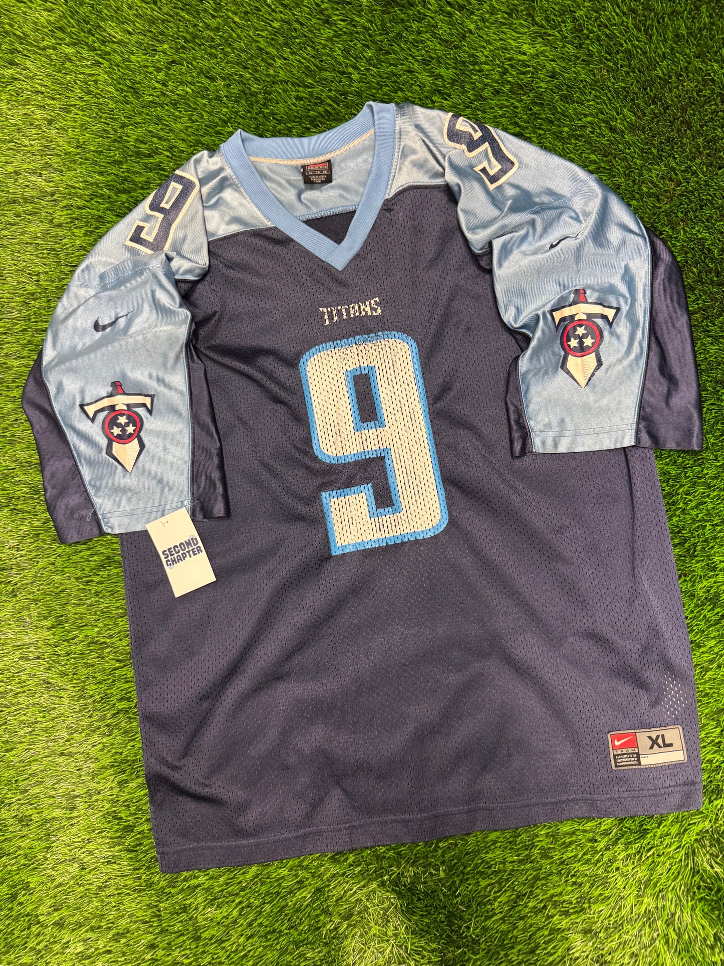Tennessee Titans Steve McNair Nike Team #9 Jersey (XL)