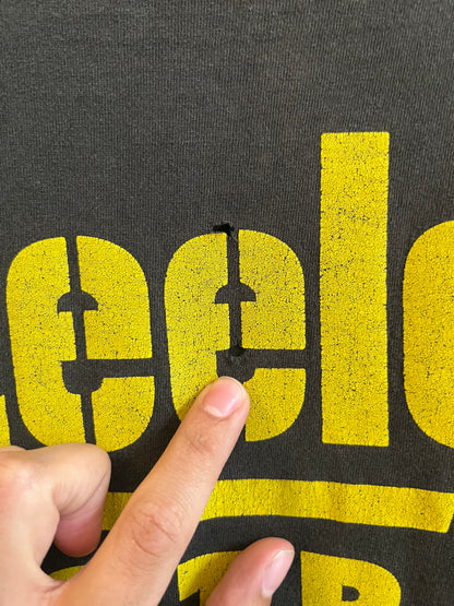 90s Pittsburgh Steelers Nike Football Black Tee (XL)