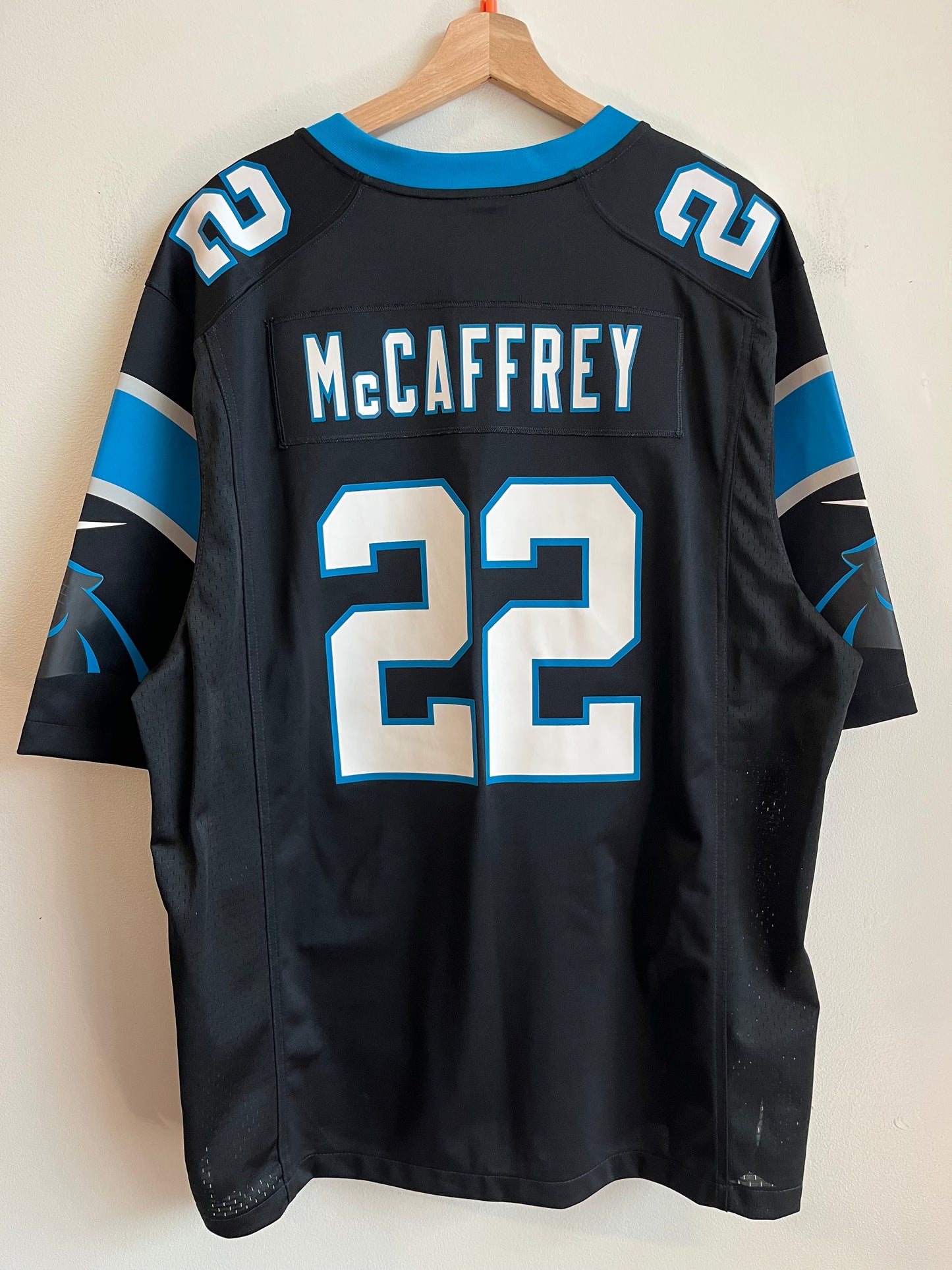 2010s Carolina Panthers Christian McCaffery Nike Home Jersey (XL)