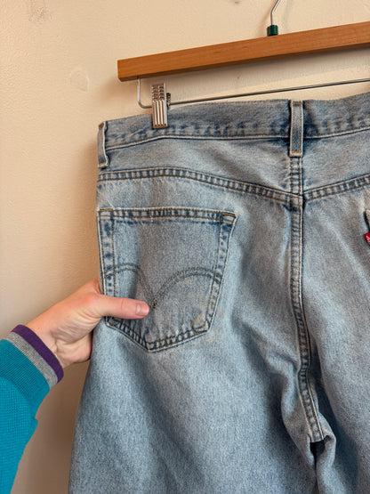 2003 Levi's 505 Blue Shorts (36)