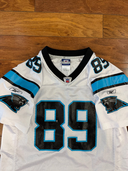 00s Carolina Panthers Steve Smith Away Football Jersey (Youth XL)