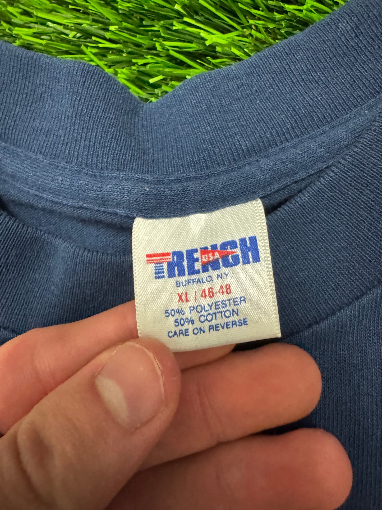 90s Chicago Bears Trench Spell Out Tee (XL)
