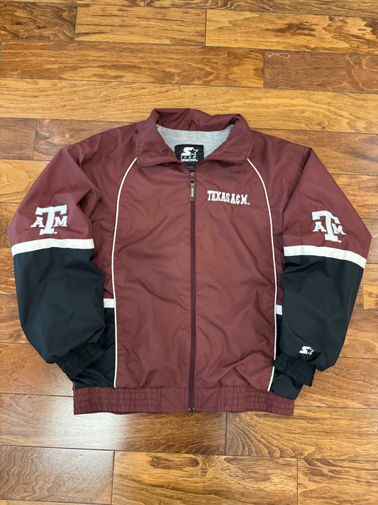 00s Texas A&M Vintage Starter Windbreaker (Youth L)
