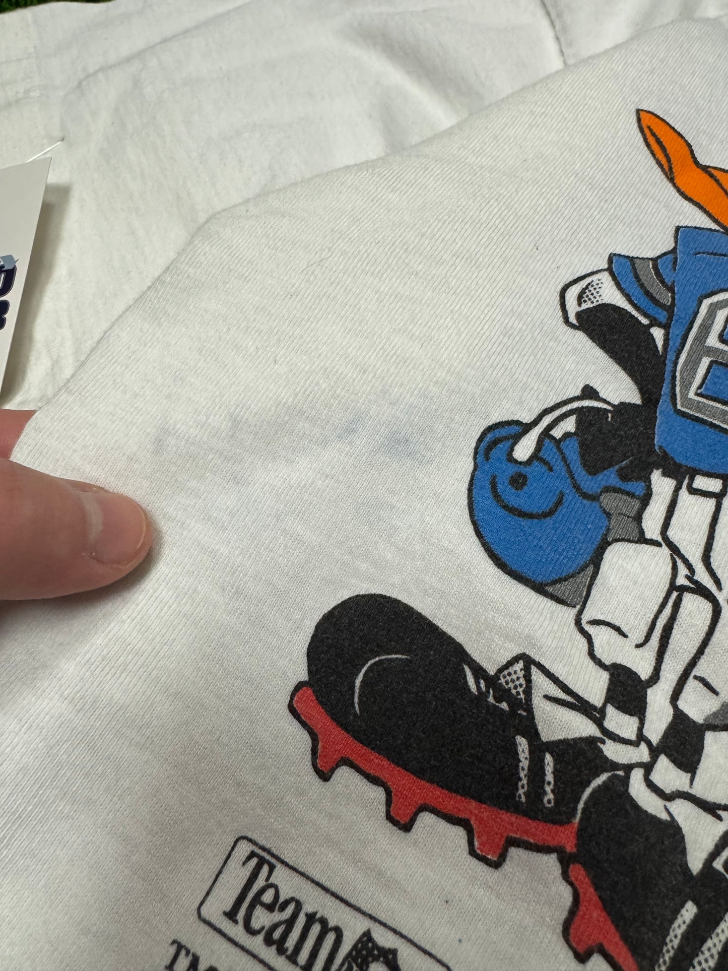 1993 Carolina Panthers Looney Tunes Vintage Double Sided Tee (L)