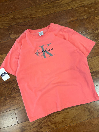 00s Calvin Klein Pink Tee (S)