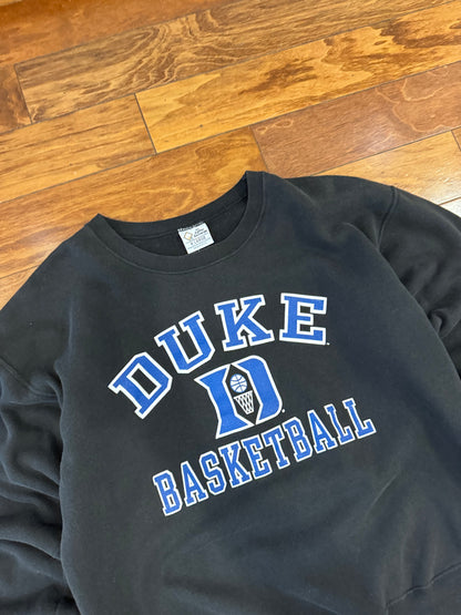 90s Duke University Basketball Spell Out Vintage Crewneck (XL)