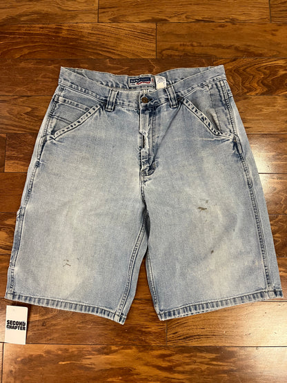 2005 Old Navy Carpenter Distressed Baggy Shorts (36)