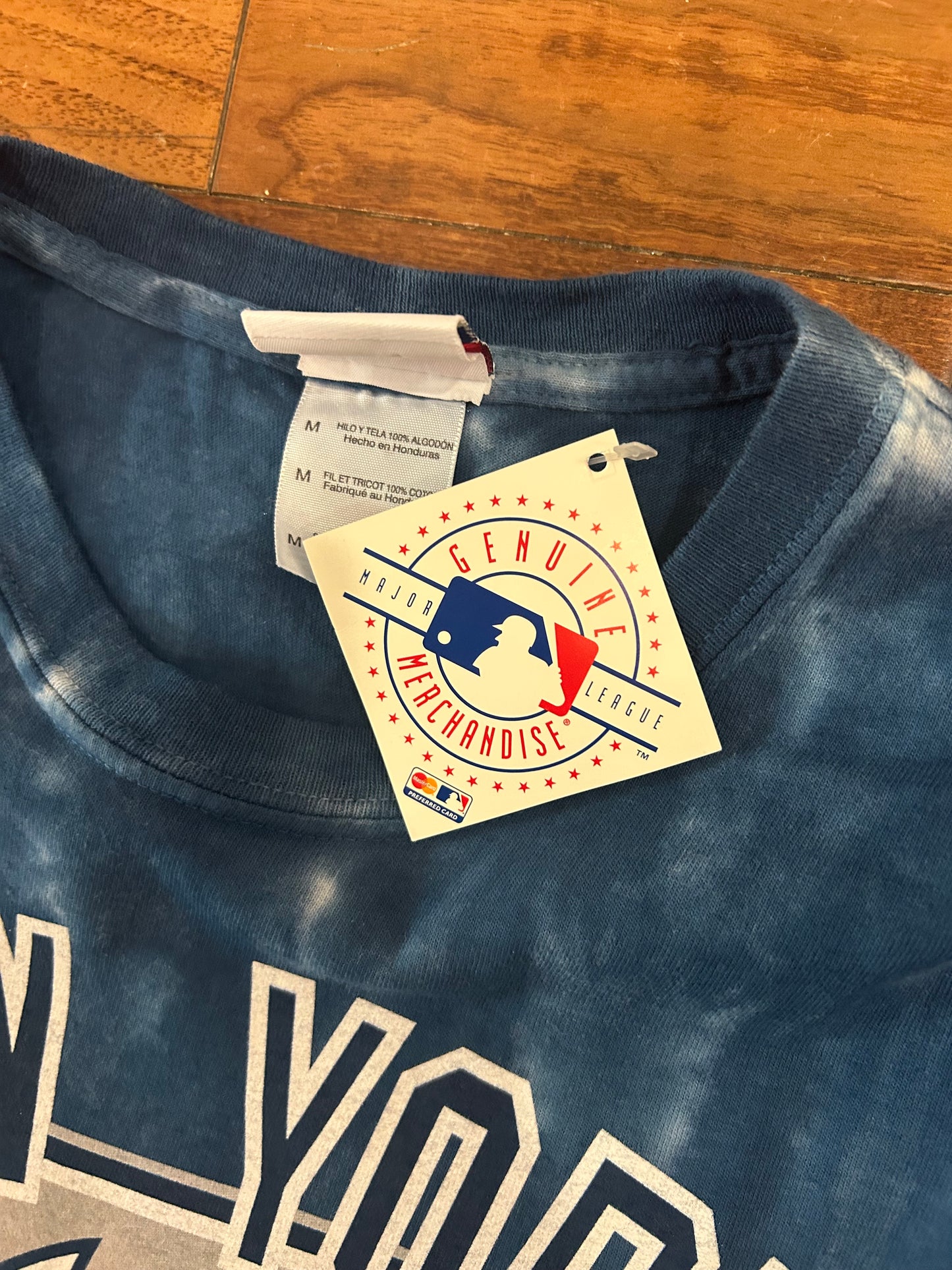 00s New York Yankees Majestic Tie Dye Deadstock Tee (M)