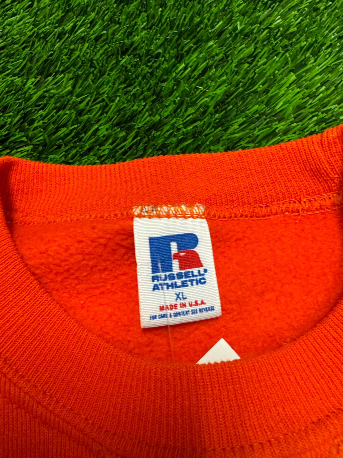 90s Clemson University Spell Out Vintage Russell Crewneck (XL)