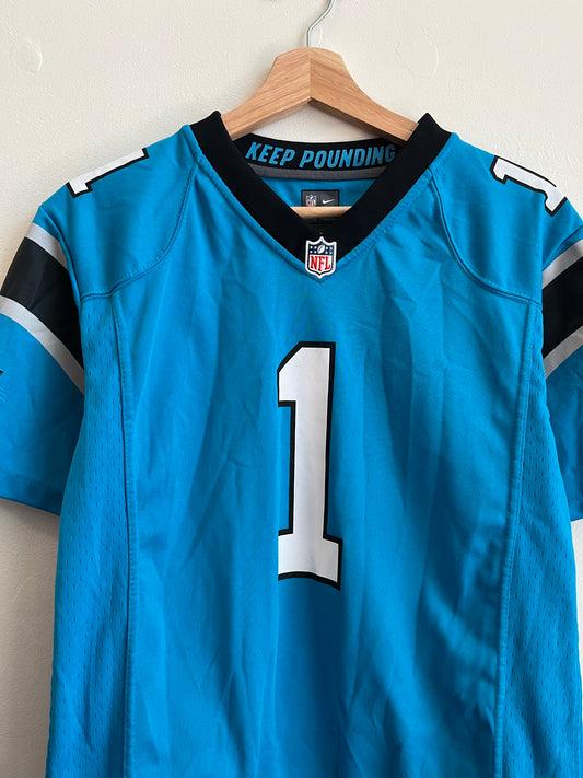 2012 Carolina Panthers Cam Newton Blue Jersey (Youth L)